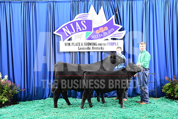 2019 NJAS_Bred & Owned Cow-Calf Pair_1st Class 2_exhibited by Cutter Pohlman_APG_4758