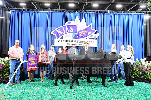 2019 NJAS_Bred & Owned Cow-Calf Pair_1st Class 3, Champ Two Year Pairs Division, Champion Overall_exhibited by Allison E. Davis_APG_4818